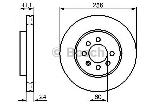 Купити 0986478286 Bosch Ротор гальмівний