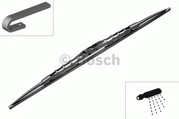 Щітка склоочисника лобового скла, водійська Armer ARM28HB