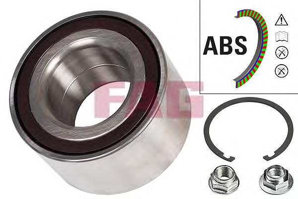 Комплект підшипник маточини передньої FAG 713615740 ціна, від 47.83 USD
