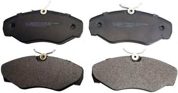 Гальмівні колодки Denckermann B110586 ціна, від 22.67 USD