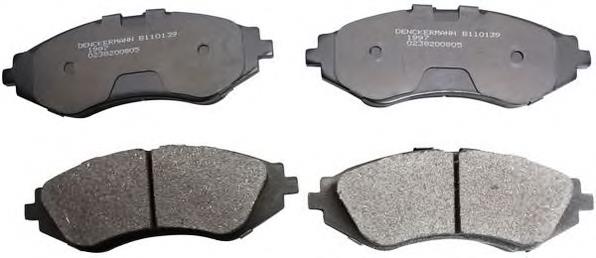 Гальмівні колодки Denckermann B110139 ціна, від 11.27 USD