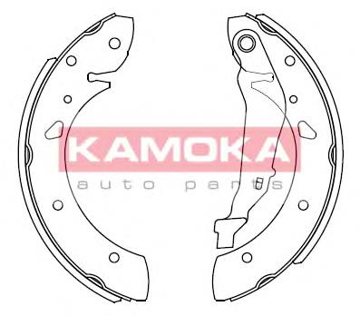 JQ202026 Kamoka колодки гальмові задні, барабанні