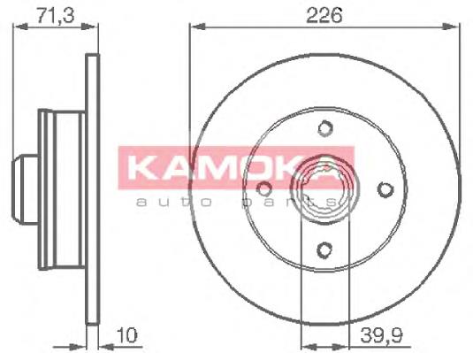 Задні дискові гальма Kamoka 103274 ціна, від 29.57 USD
