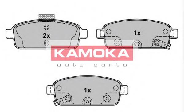 Задні гальмівні колодки JQ101147 Kamoka