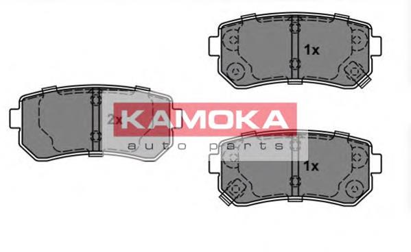 Купити JQ101146 Kamoka Задні колодки