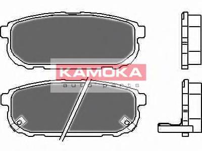 Купити JQ1013472 Kamoka Задні колодки