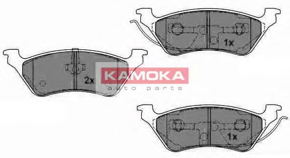 JQ1012950 Kamoka Колодки гальмівні задні, дискові