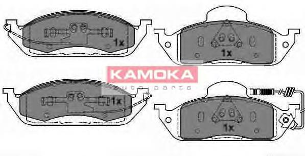 Гальмівні колодки Kamoka JQ1012800 ціна, від 25.68 USD