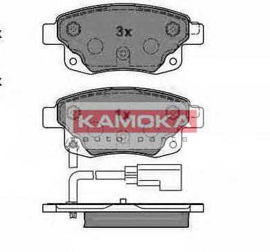 Купити JQ1013860 Kamoka Задні колодки