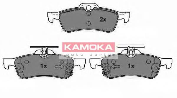 Купити JQ1018082 Kamoka Задні колодки