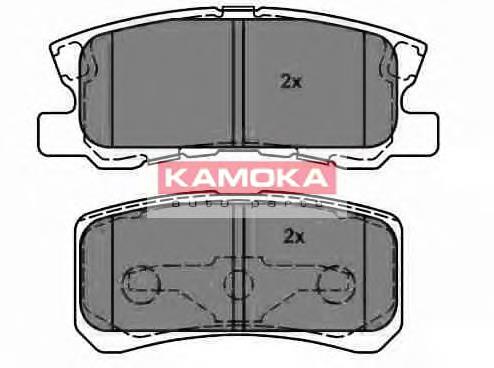 JQ1013678 Kamoka Колодки гальмівні задні, дискові