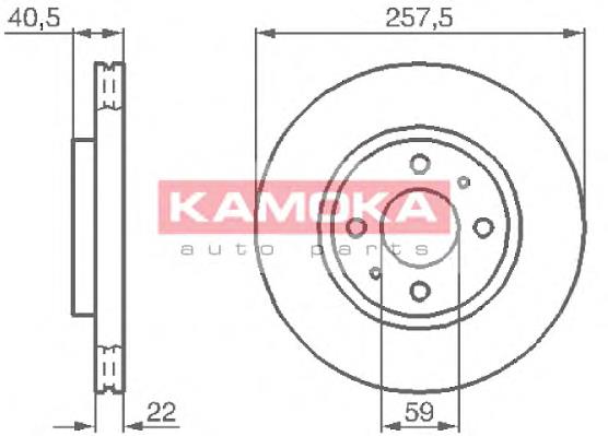 Купити 1031524 Kamoka Ротор гальмівний
