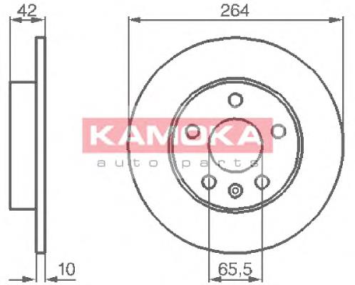 Задні дискові гальма Kamoka 1032088 ціна, від 27.90 USD