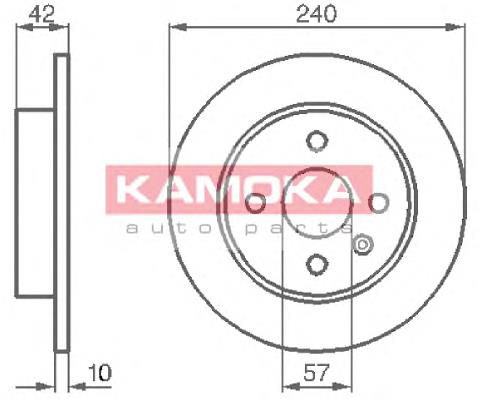 Задні дискові гальма Kamoka 1032086 ціна, від 19.36 USD