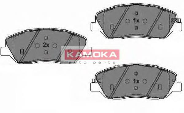 Передні тормозні колодки JQ1018222 Kamoka