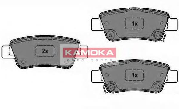 Задні гальмівні колодки JQ1018466 Kamoka