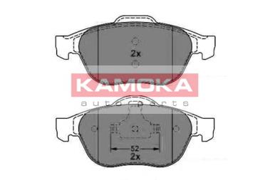 Передні тормозні колодки JQ1012882 Kamoka