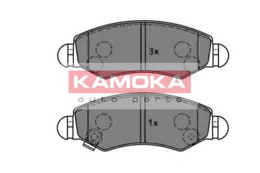 JQ1012846 Kamoka колодки гальмівні передні, дискові