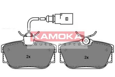 Задні гальмівні колодки JQ1012964 Kamoka