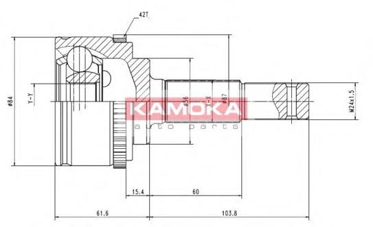 6844 Kamoka Граната зовнішня