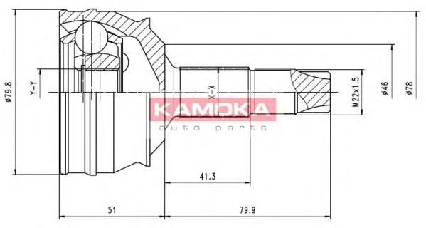 7334 Kamoka Граната зовнішня