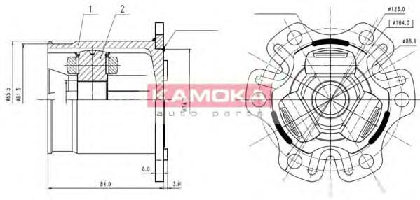ШРКШ внутрішній, передній Kamoka 8709 ціна, від 28.93 USD