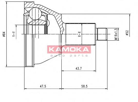 ШРУС зовнішній Kamoka 7084