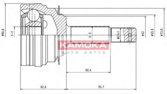 7098 Kamoka Граната зовнішня