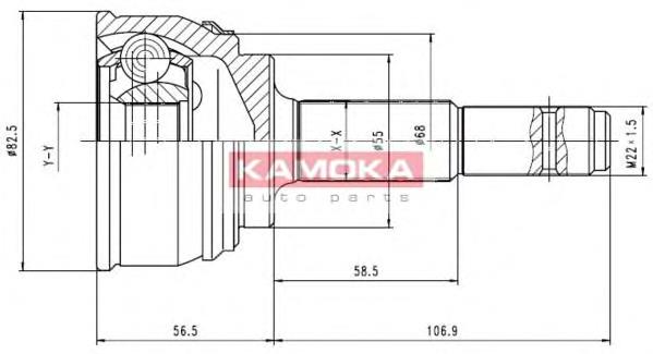 ШРУС зовнішній передній 6542 Kamoka