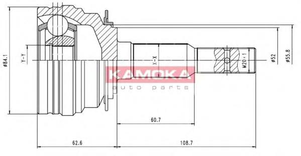 ШРУС зовнішній Kamoka 6610