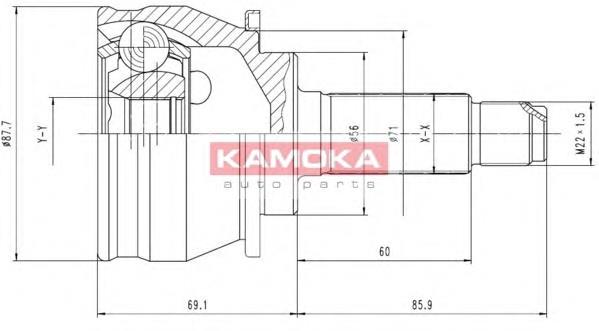 6384 Kamoka Граната зовнішня