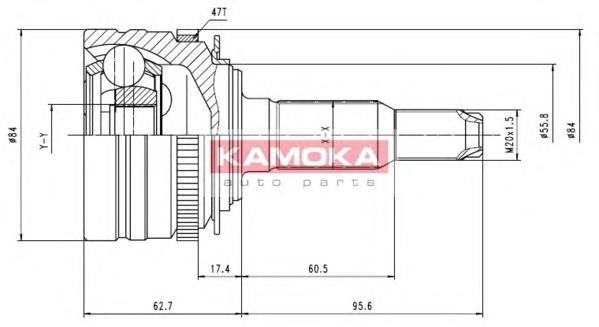 6747 Kamoka Граната зовнішня