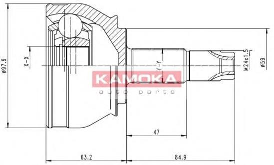 Купити 802019 GSP Шарнір приводу зовнішній
