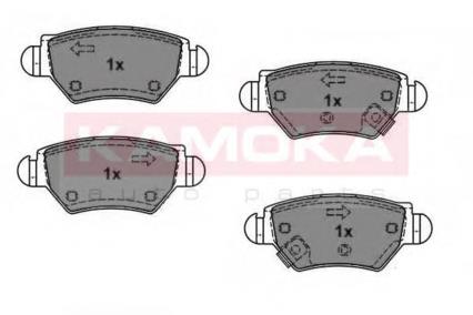 Задні гальмівні колодки Kamoka JQ1012588 ціна, від 14.28 USD