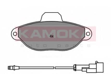 Колодки гальмівні передні, дискові JQ1011850 Kamoka