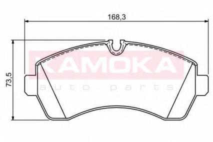 Гальмівні колодки Kamoka JQ1012089 ціна, від 29.51 USD