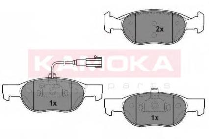 JQ1012080 Kamoka Передні гальмівні колодки