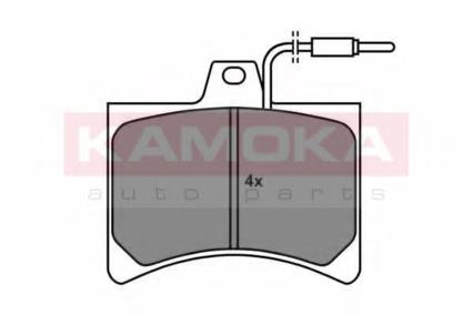 Колодки гальмівні передні, дискові JQ101506 Kamoka