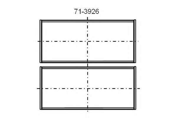 713926 Glyco Підшипник шатуна