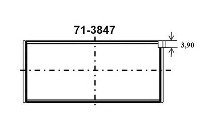 Шатунні вклалиші колінвала STD Seat Toledo I седан (1L) (1991 - 1999) ціна, від 88.91 USD