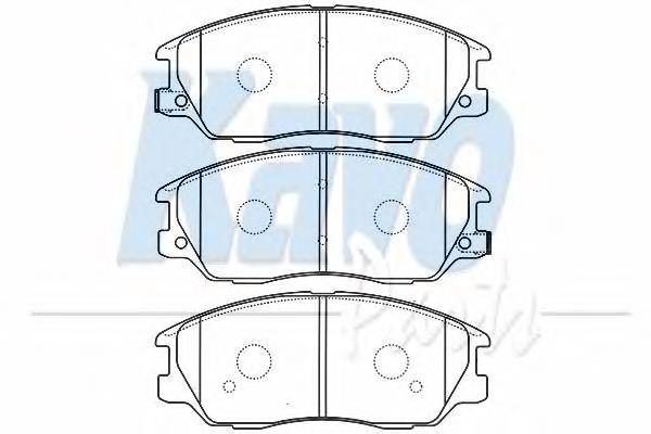 BP3030 Kavo Parts Передні гальмівні колодки