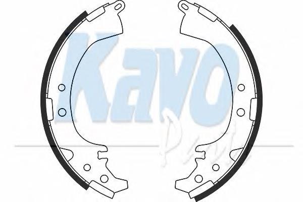 Колодки гальмові задні, барабанні BS9931 Kavo Parts