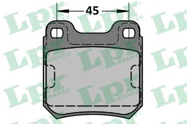 Купити 05P334 LPR Задні колодки