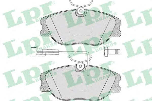05P344 LPR Передні гальмівні колодки