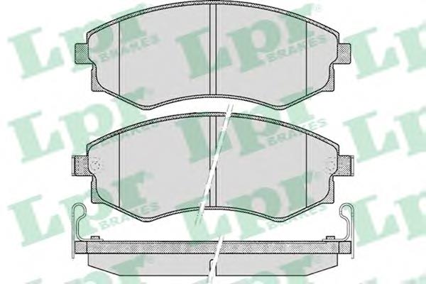 Передні тормозні колодки 05P348 LPR