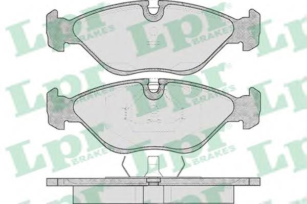 Передні тормозні колодки 05P310 LPR