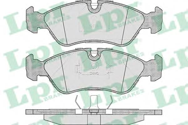 Передні тормозні колодки 05P304 LPR