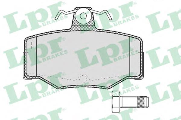 Задні дискові колодки LPR 05P387