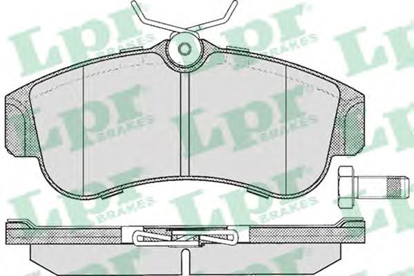 Передні тормозні колодки 05P355 LPR