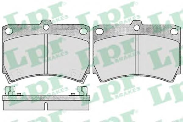 Гальмівні колодки LPR 05P366 ціна, від 10.37 USD
